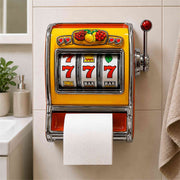 Retro Slot Machine Shaped Limited Edition Toilet Paper Holder, Wall-Mounted Toilet Wall Decor, Restroom Accessory, Housewarming Gift for Friends