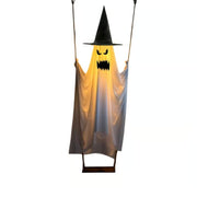🎁HOT DEAL – Up to 49% OFF🔥Halloween Decorations OutdoorHanging Swing Ghost Halloween Decor with String Lights, Spooky Cute Ghosts Decorations for Front Porch Yard Tree