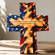Tattered Flag Cross