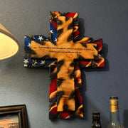 Tattered Flag Cross