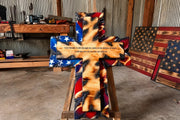 Tattered Flag Cross