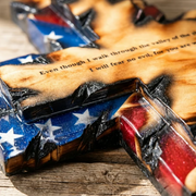 Tattered Flag Cross
