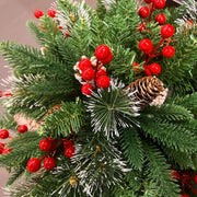 Lighted Artificia Christmas Pots