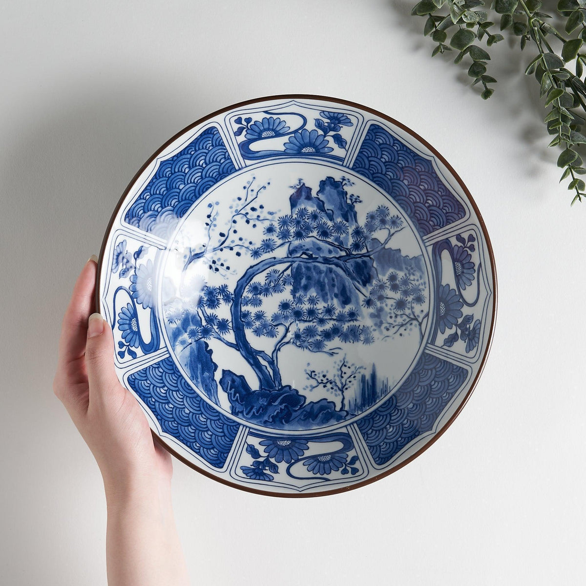 Mountain Landscape Pasta Bowl