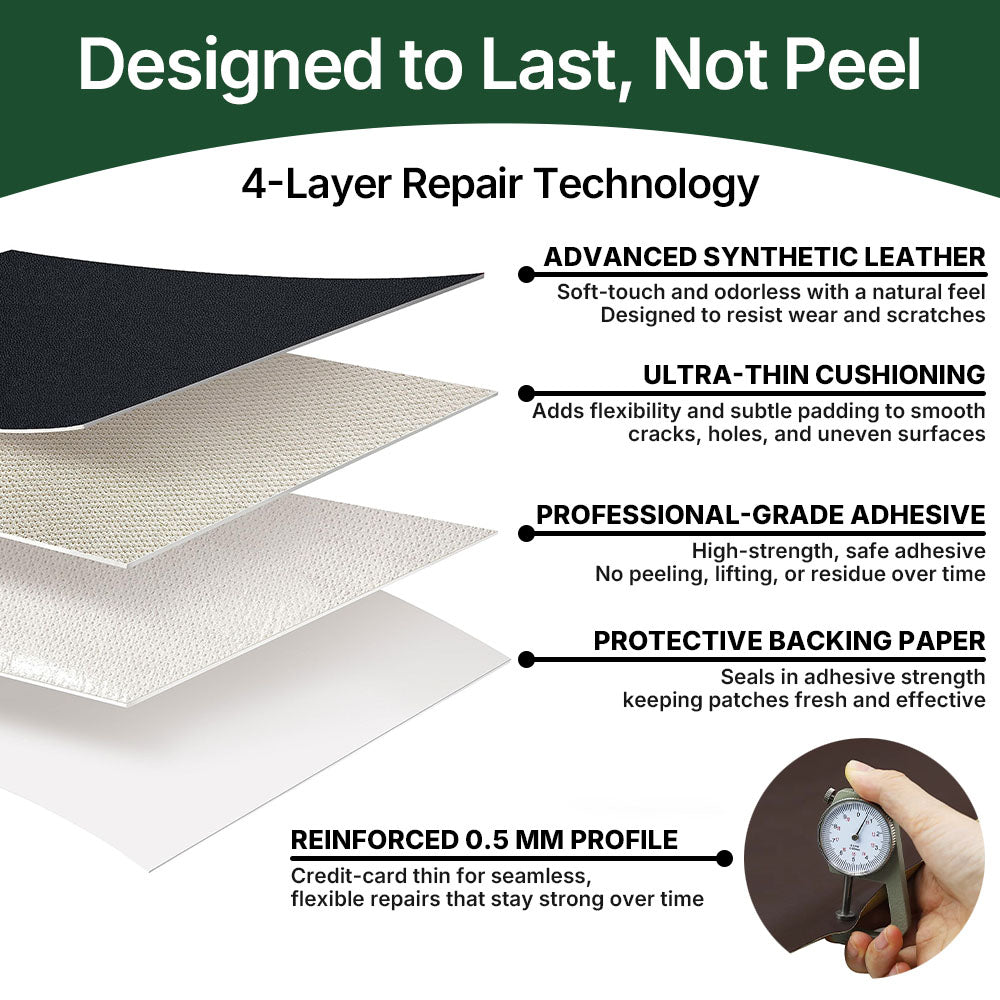 Self-Adhesive Leather Repair Patch