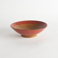 Rustic Red Comb Pattern Pasta Bowl