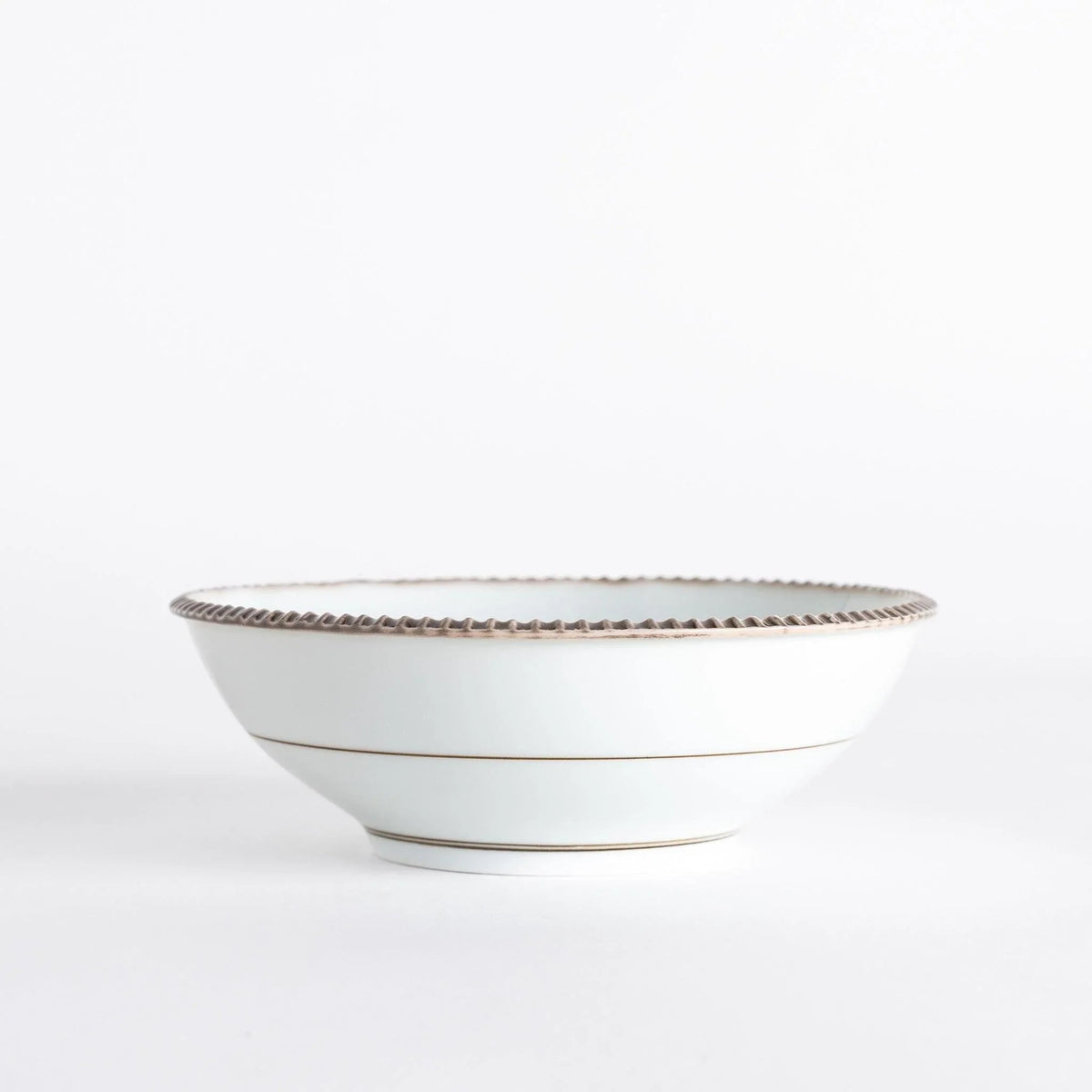 Rustic Scallop-Edged Cereal Bowl