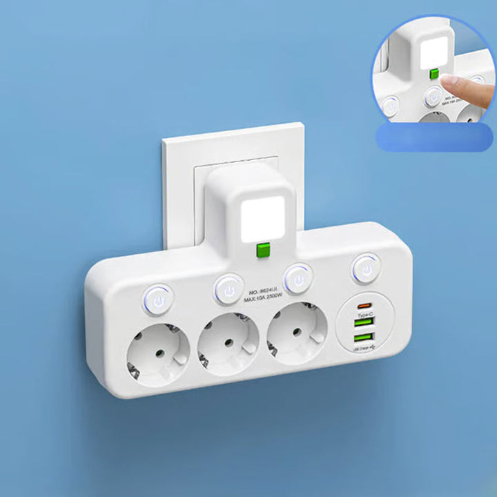 Smart Power Strip with USB Ports