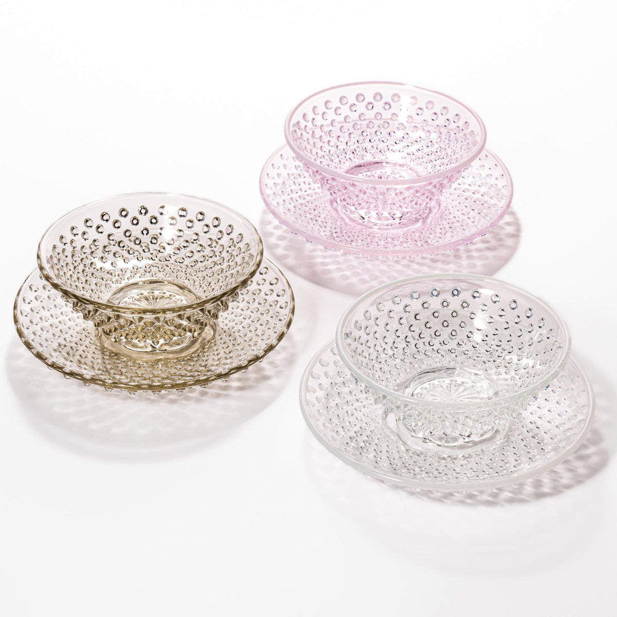 Moonlit Arare Dessert Bowl & Saucer Set