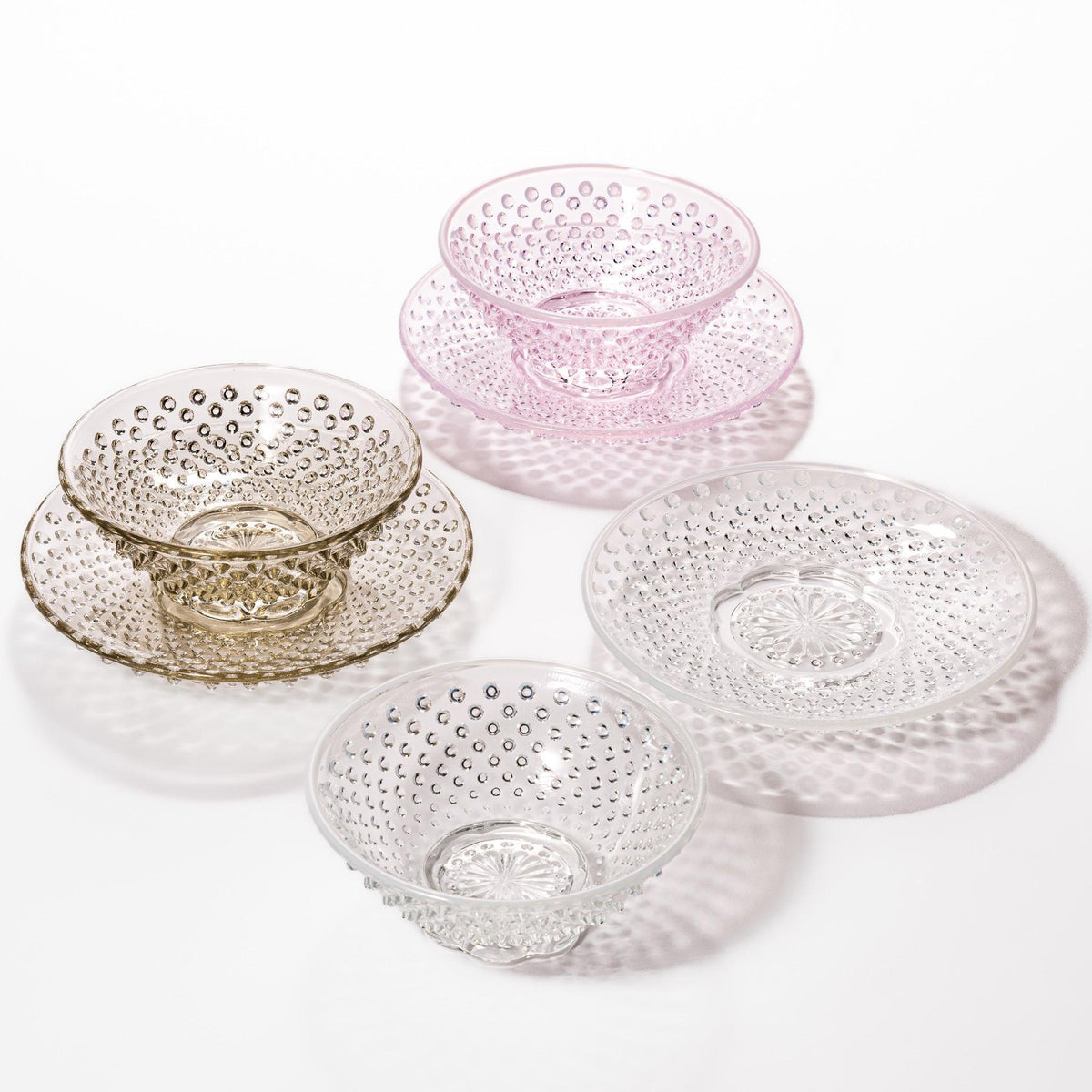 Moonlit Arare Dessert Bowl & Saucer Set