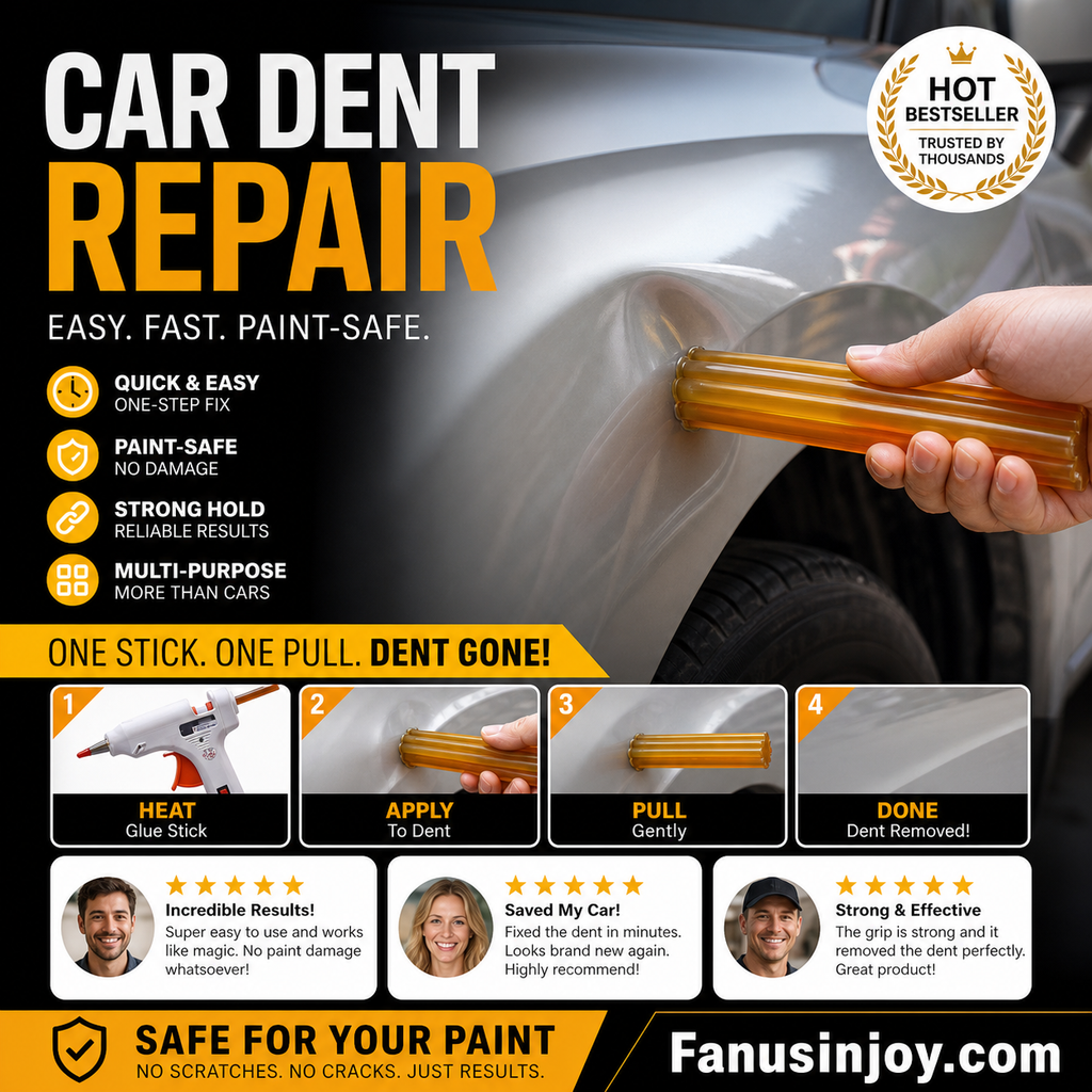 🛠️Fix car dents effortlessly! 🚗Paintless Dent Repair Glue Stick for Car