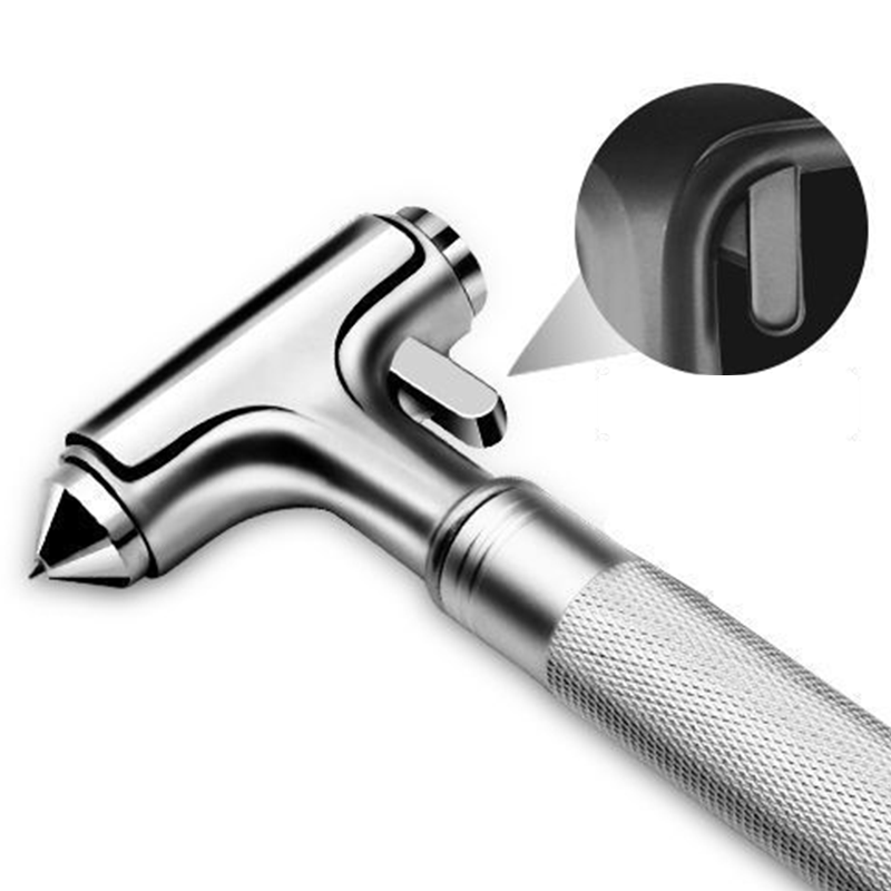 💥Buy 2 Get 1 Free💥3-in-1 Metal Car Safety Hammer & Seat Belt Cutter