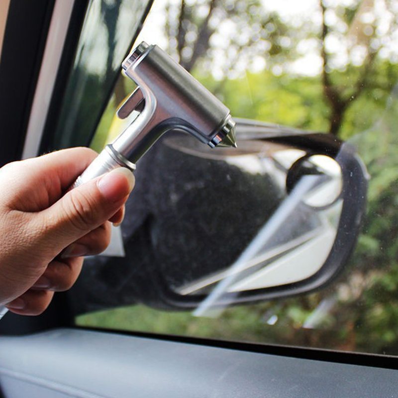💥Buy 2 Get 1 Free💥3-in-1 Metal Car Safety Hammer & Seat Belt Cutter