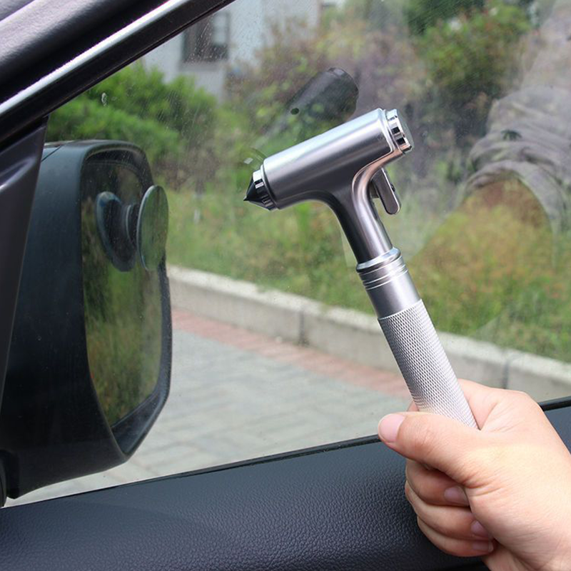 💥Buy 2 Get 1 Free💥3-in-1 Metal Car Safety Hammer & Seat Belt Cutter