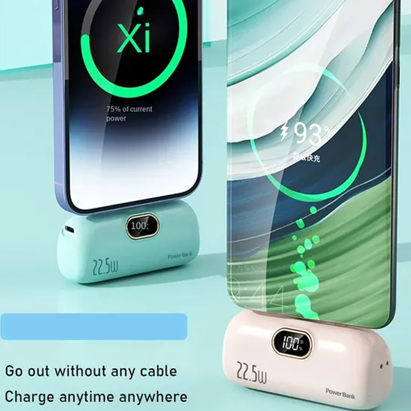 🏆Flash Sale⚡🎉$19.99 Today Only⏰5000mAh Mini Portable Charger Power Bank for phone🔋