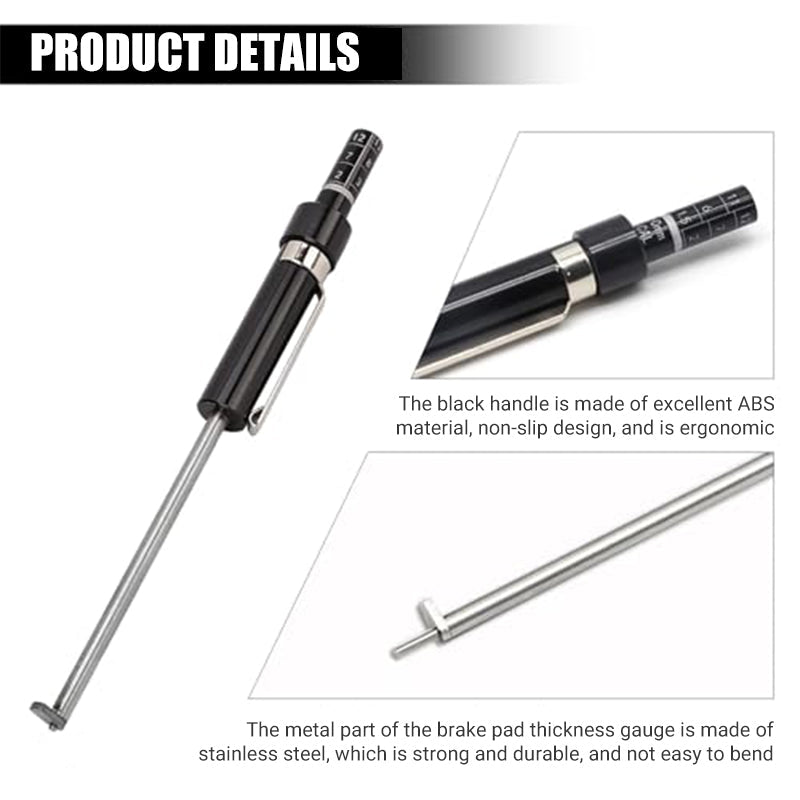 Brake Pad Thickness Gauge