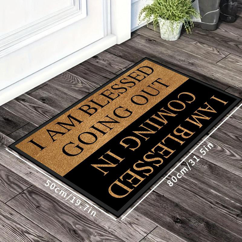 📢📢50% OFF !! ⏰Funny Text Print Welcome Doormat