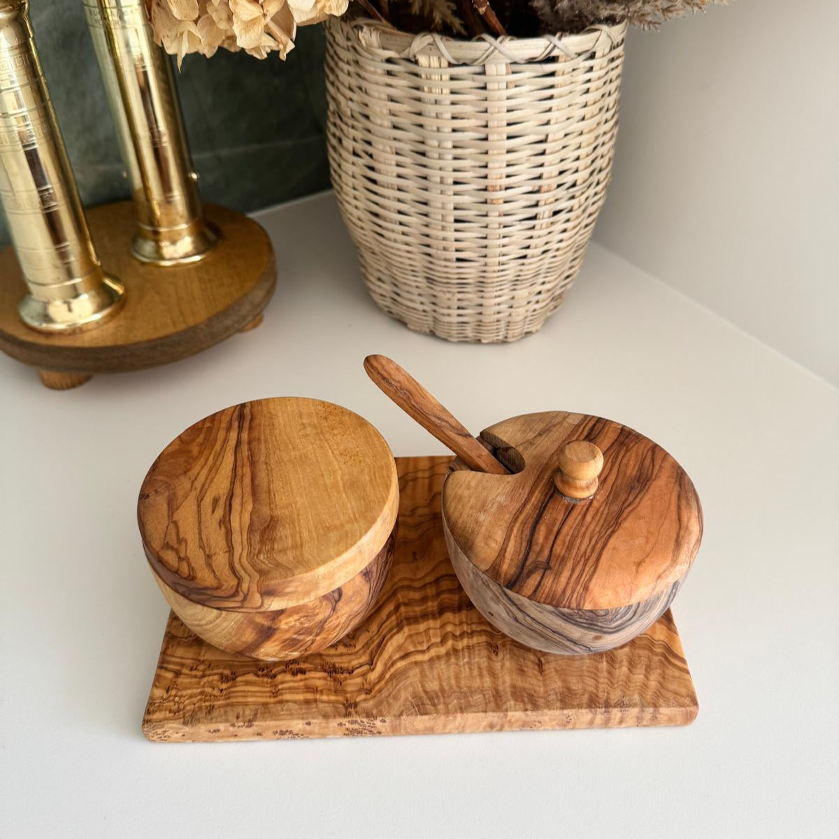 Olive Wood Salt Cellar